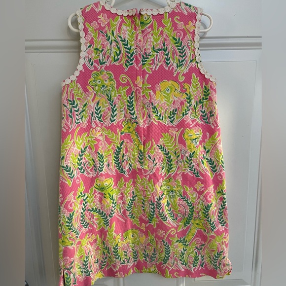 Lilly Pulitzer White Tag 6X Girls Dress Giraffe and Tigers - Picture 6 of 8